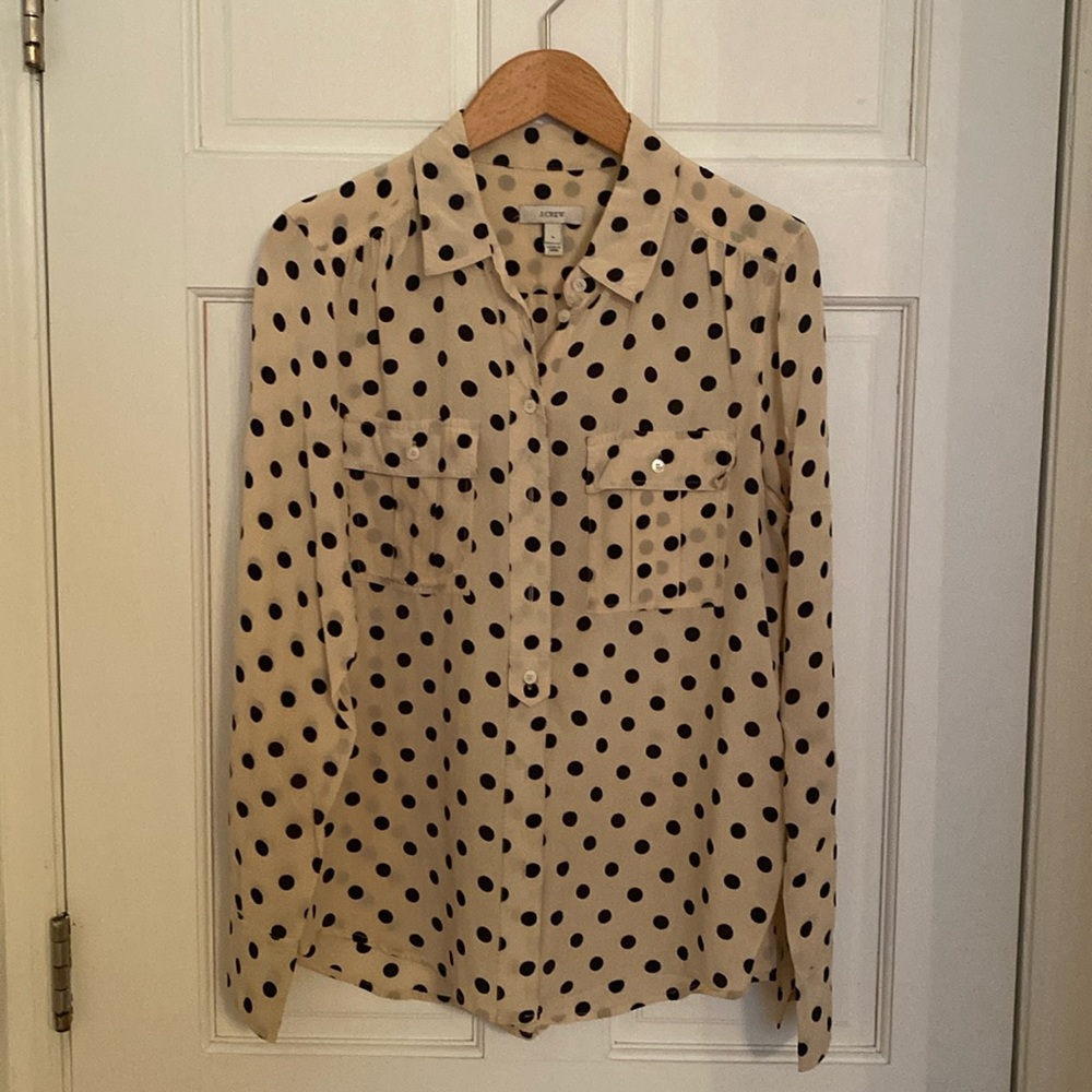 Jcrew silk shirt